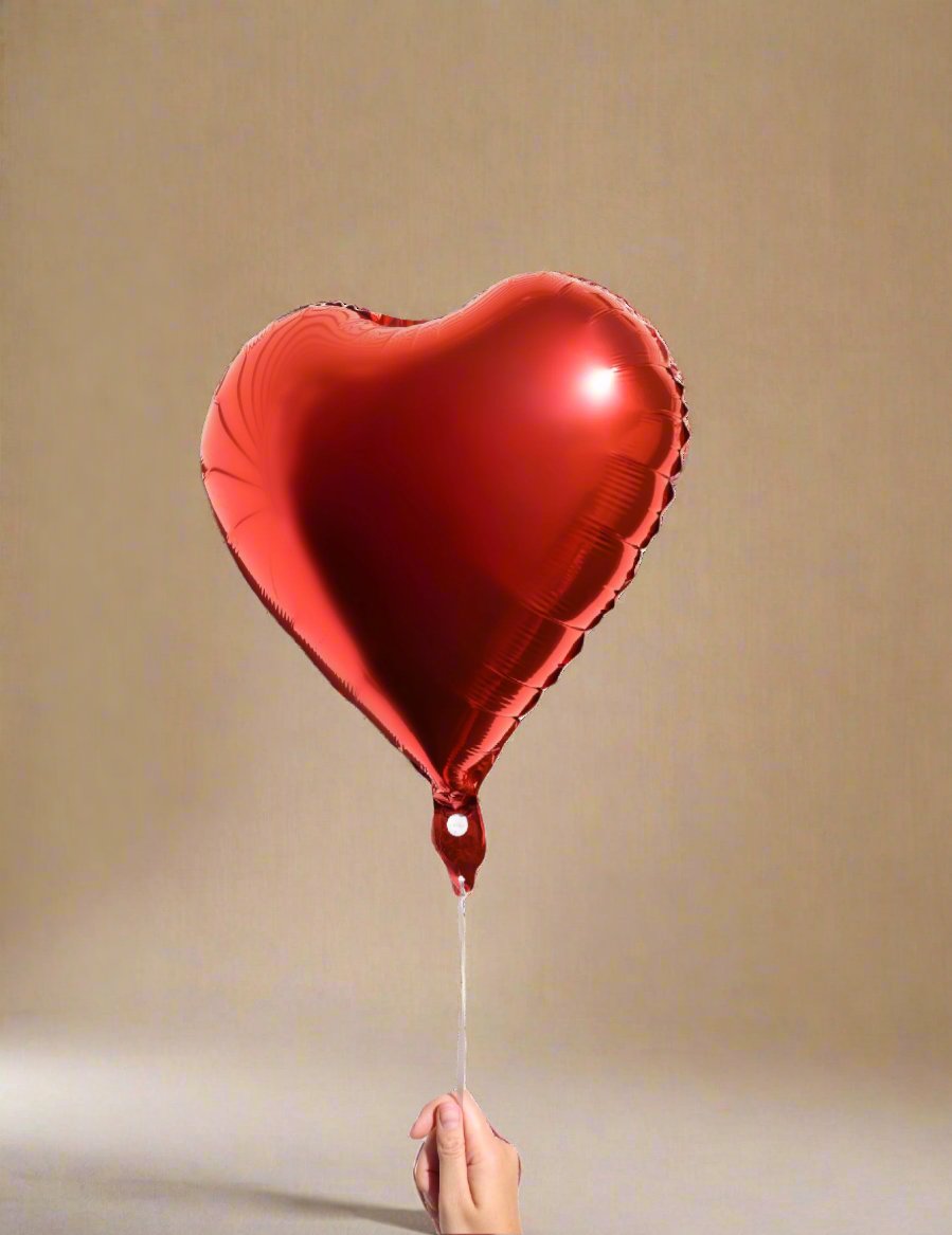 Bright and colorful helium balloon, perfect for celebrations and special occasions.