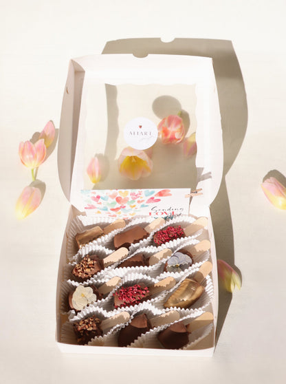 Belgian chocolate covered bananas gift

