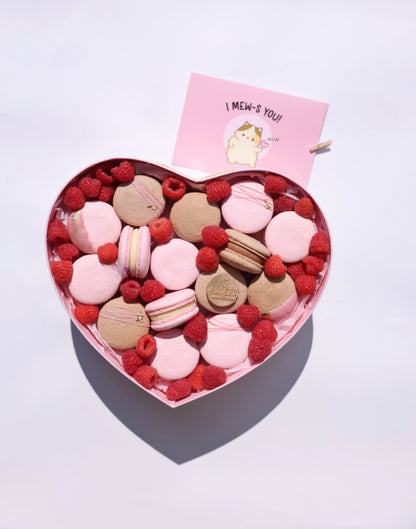 chocolate passion fruit macarons handcrafted in NYC
