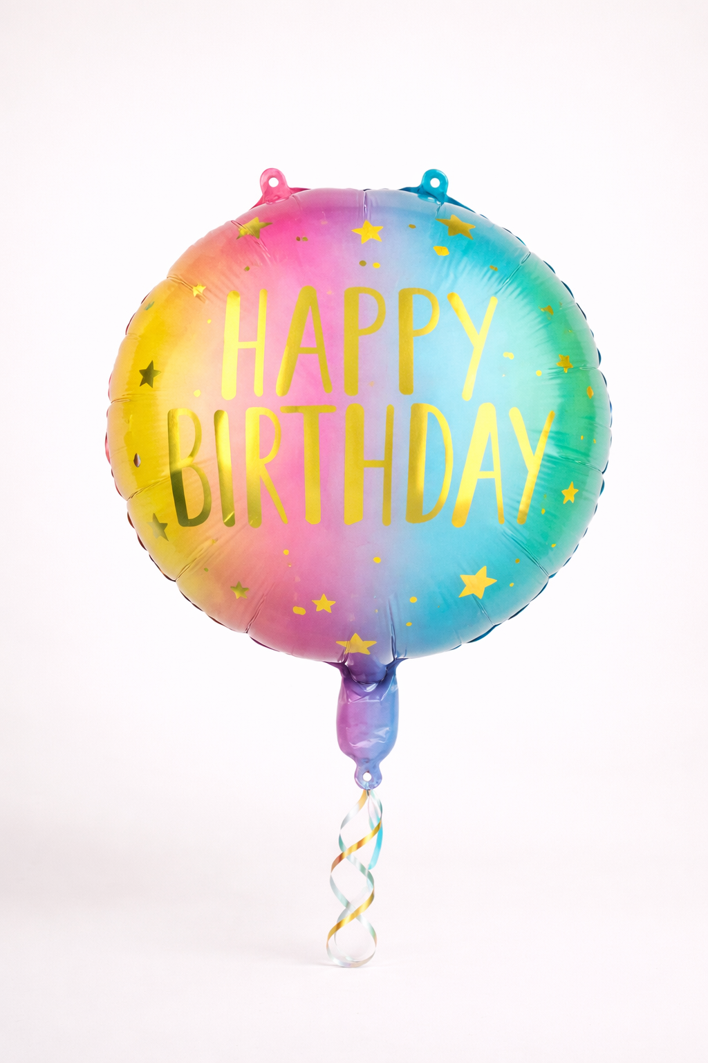 Luxury Happy Birthday helium balloon with same-day delivery in NYC & NJ. Perfect add-on for dessert gifts, strawberries, cakes and bouquets.