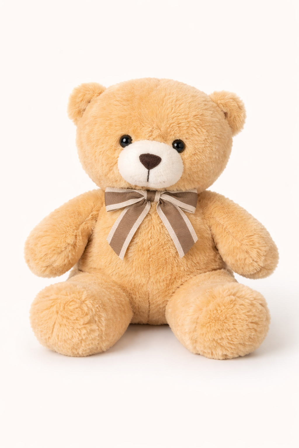 Adorable plush teddy bear gift add-on for flowers and desserts