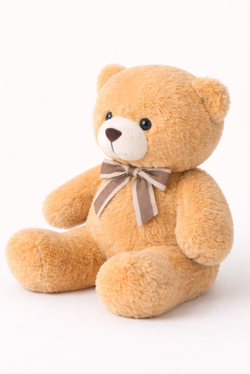 Plush teddy bear gift accessory for same-day NYC delivery