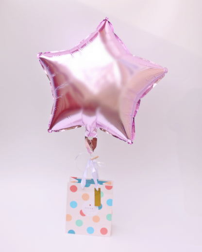 foil star balloon gift add-on
