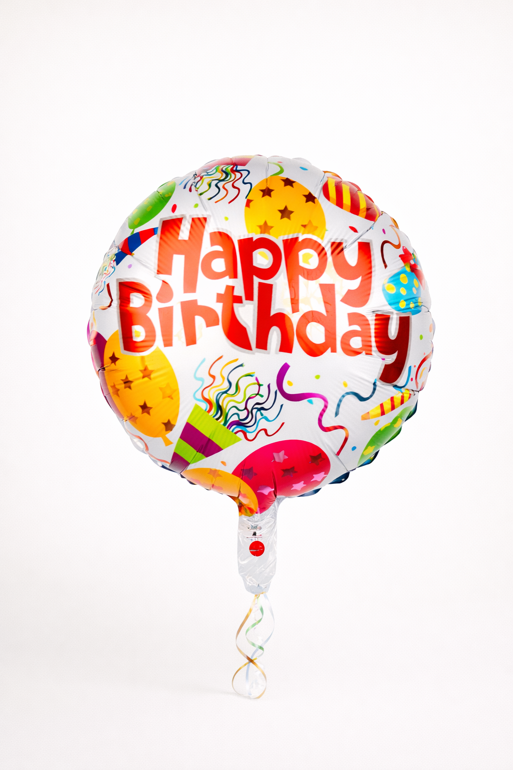 Luxury Happy Birthday helium balloon with same-day delivery in NYC & NJ. Perfect add-on for dessert gifts, strawberries, cakes and bouquets.