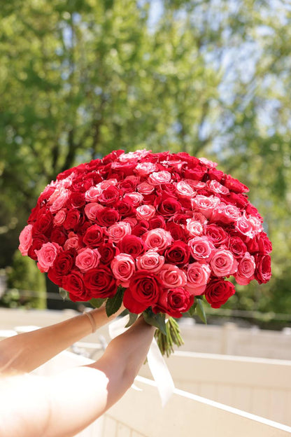 premium long stem roses bouquet NY
