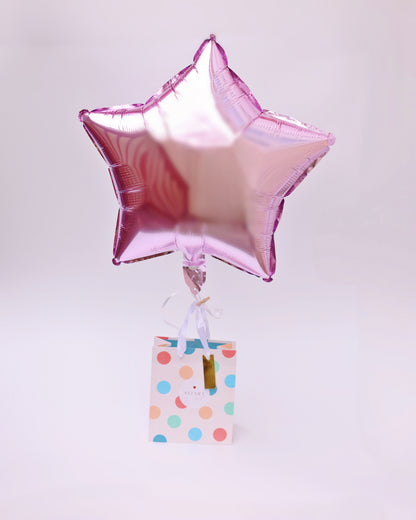 star-shaped helium balloon
